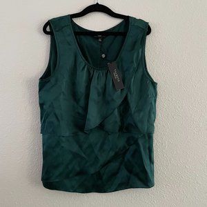 NWT Talbots Green Top, Size 8 Petite